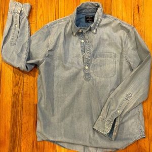 Denim 4 button shirt